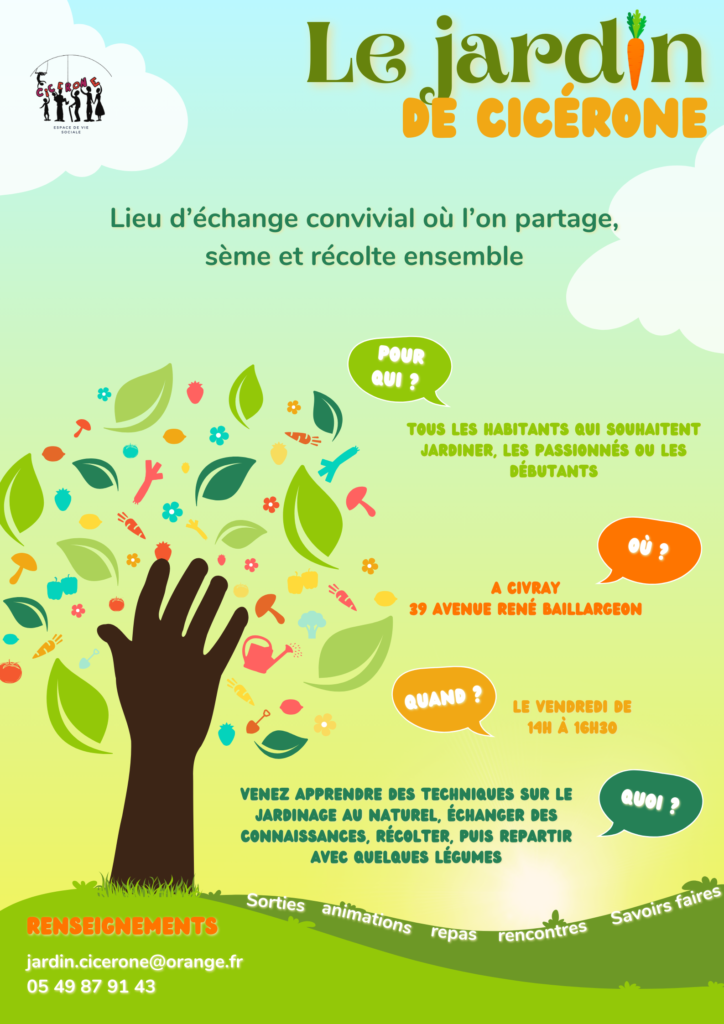 affiche jardin partagé 2024